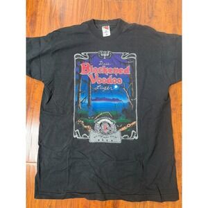 Vintage Dixie Beer Blackened Voodoo SZ XL New Orleans 1991 Brewery Large Shirt